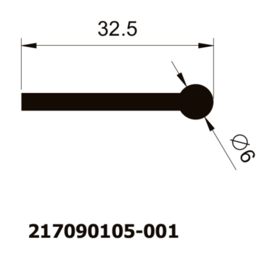 TKP - těsnění z kompaktní pryže 217090105-001
